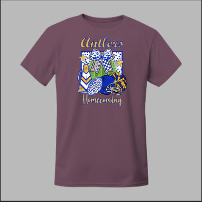 Front Heather Maroon