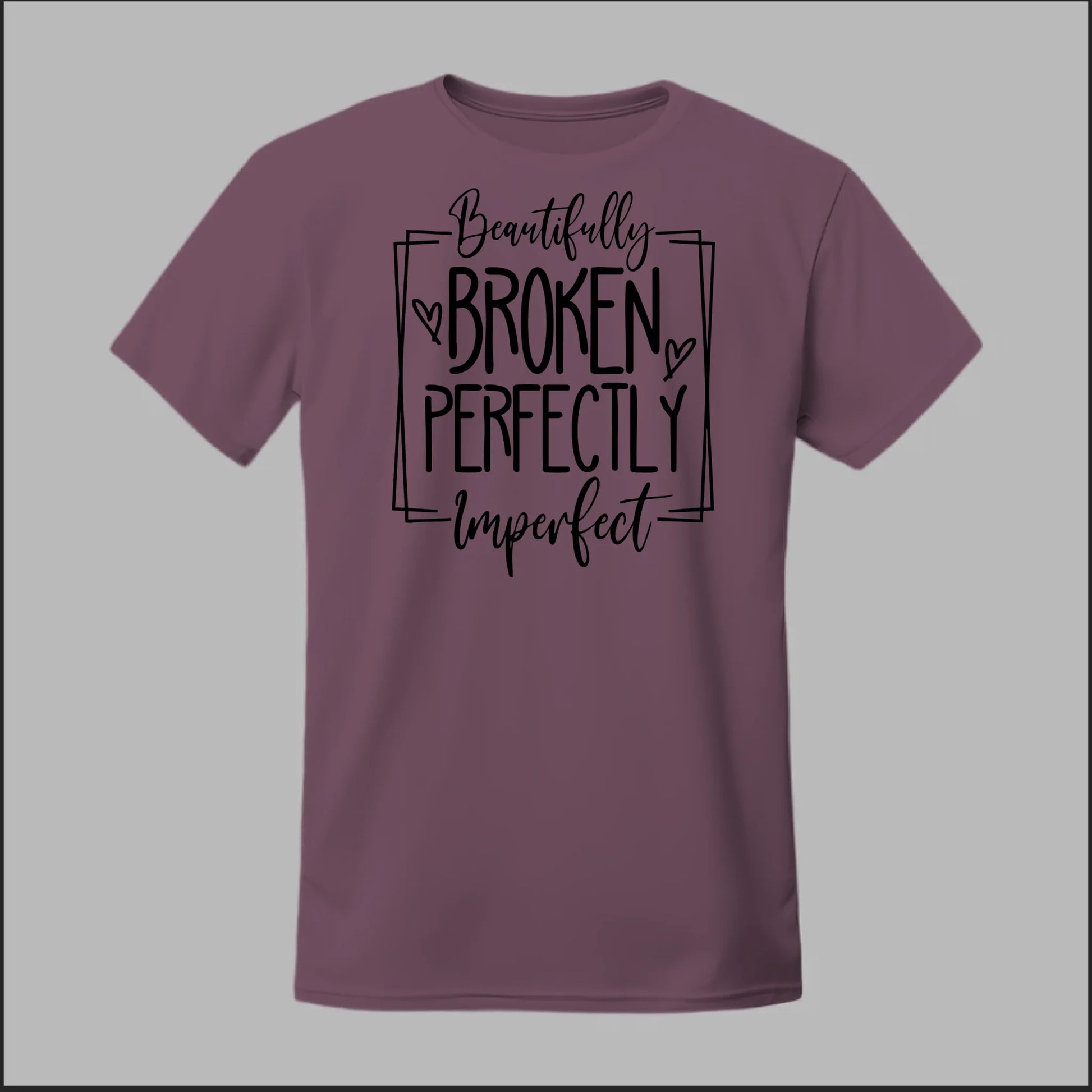 Front Heather Maroon