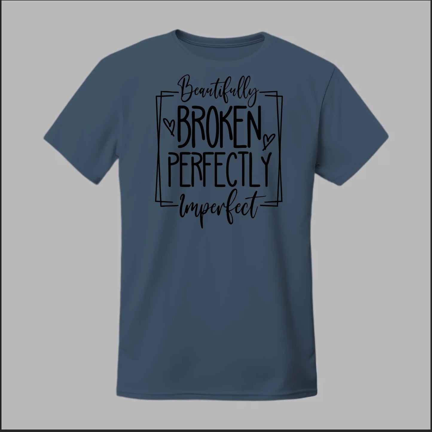 Front Heather Navy