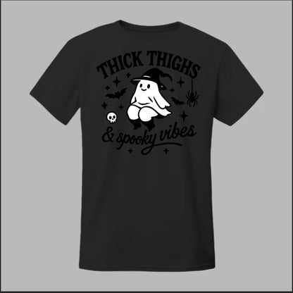 "Thick Thighs & Spooky Vibes" Tee
