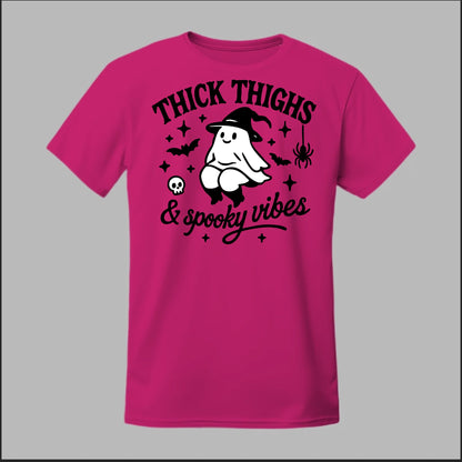 "Thick Thighs & Spooky Vibes" Tee