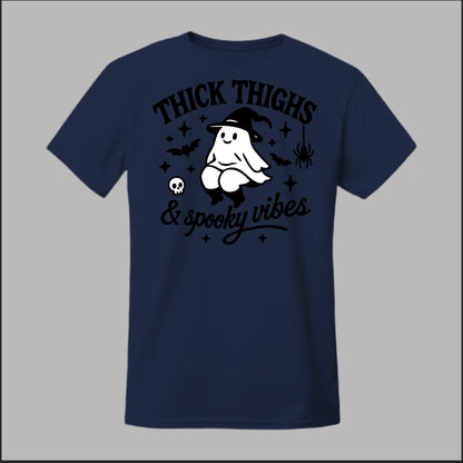 "Thick Thighs & Spooky Vibes" Tee