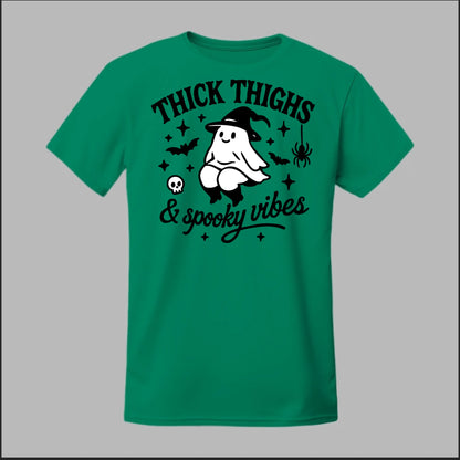 "Thick Thighs & Spooky Vibes" Tee