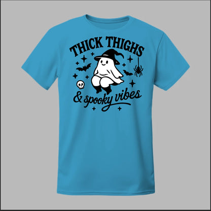 "Thick Thighs & Spooky Vibes" Tee