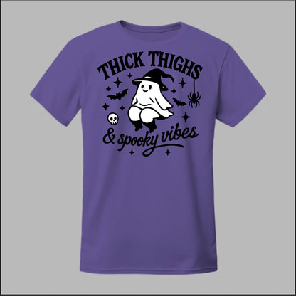 "Thick Thighs & Spooky Vibes" Tee