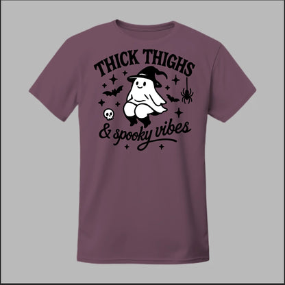 "Thick Thighs & Spooky Vibes" Tee