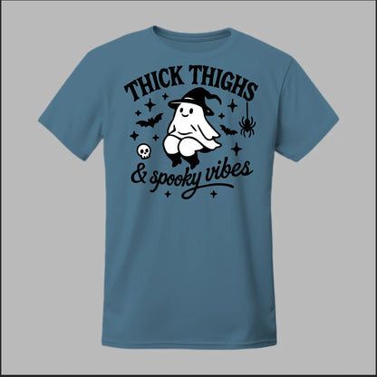 "Thick Thighs & Spooky Vibes" Tee