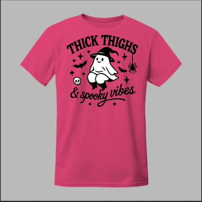 "Thick Thighs & Spooky Vibes" Tee