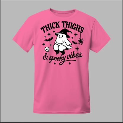 "Thick Thighs & Spooky Vibes" Tee