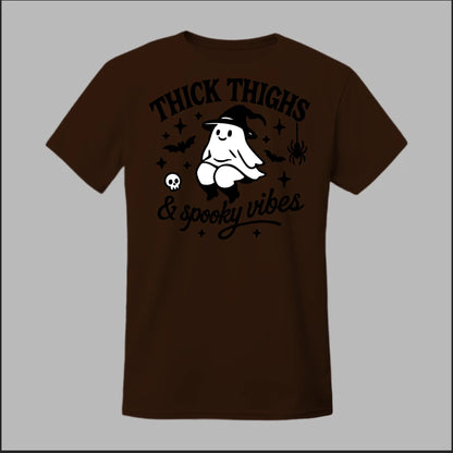 "Thick Thighs & Spooky Vibes" Tee