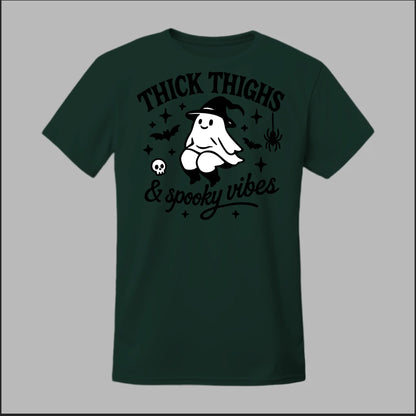 "Thick Thighs & Spooky Vibes" Tee