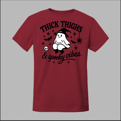 "Thick Thighs & Spooky Vibes" Tee