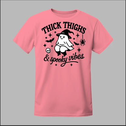 "Thick Thighs & Spooky Vibes" Tee