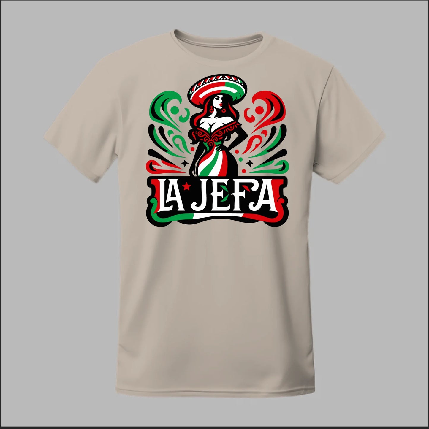 Festive "La Jefa" Tee
