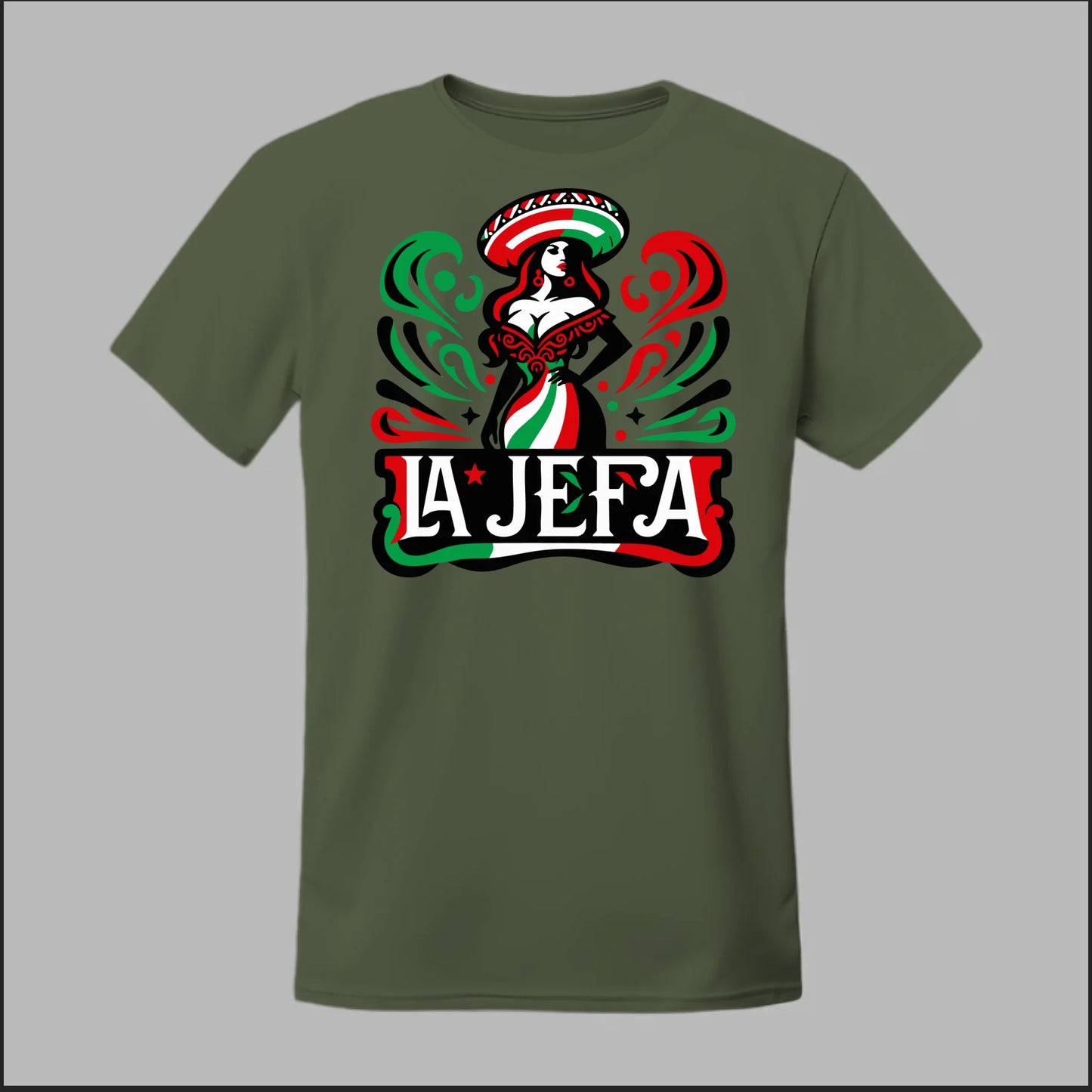 Festive "La Jefa" Tee