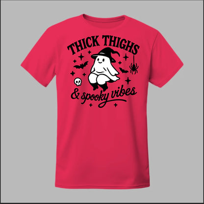 "Thick Thighs & Spooky Vibes" Tee
