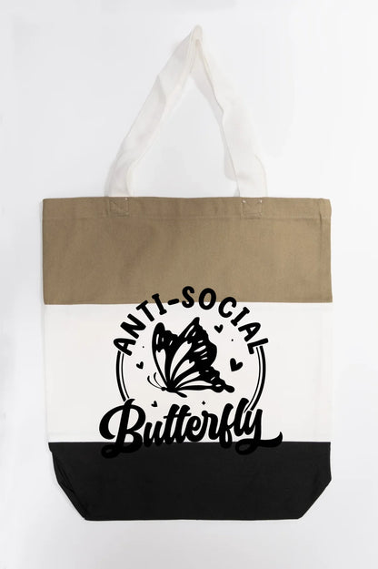 Anti-Social Butterfly Tote Bag