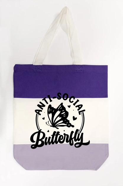 Anti-Social Butterfly Tote Bag
