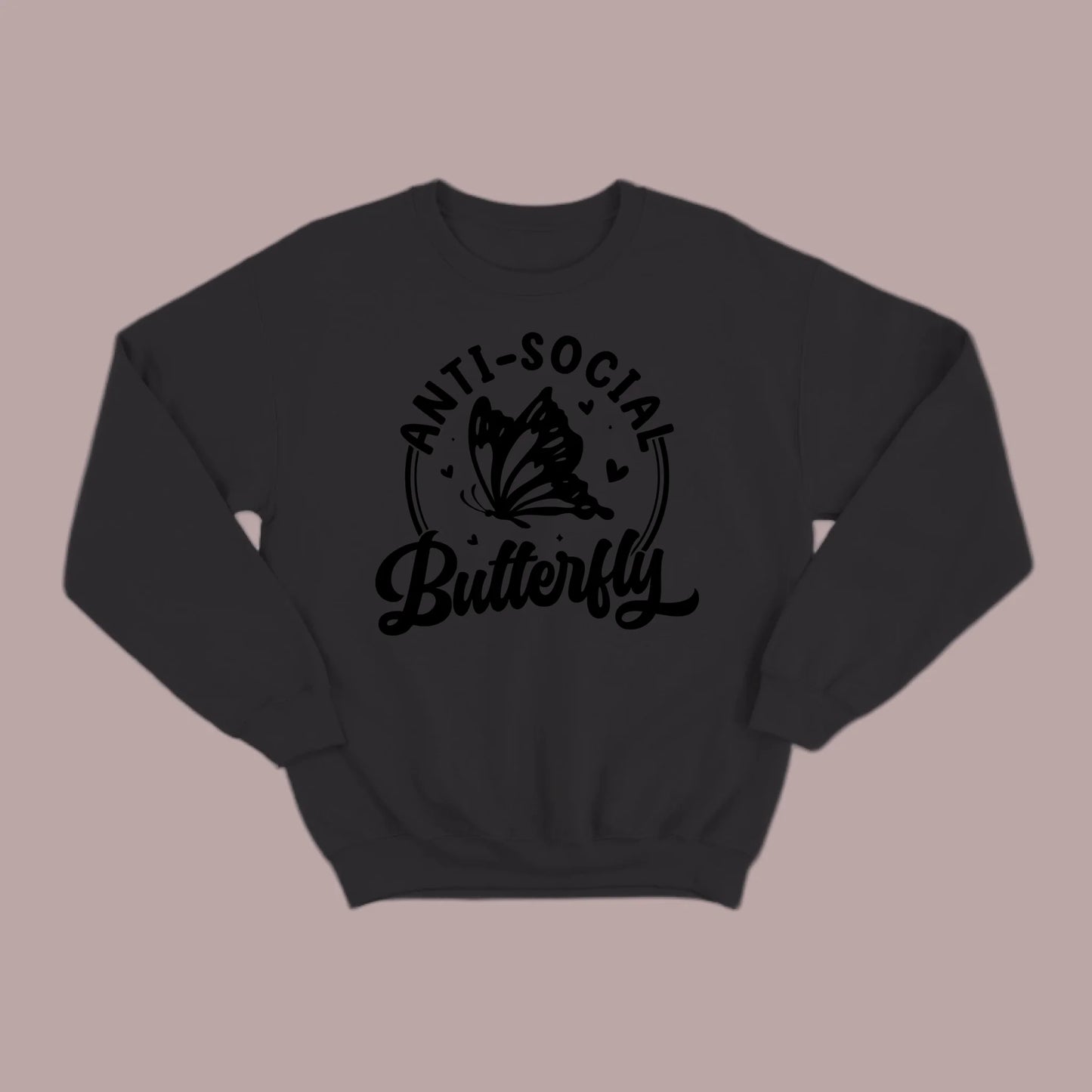 Anti-Social Butterfly Sweatshirt