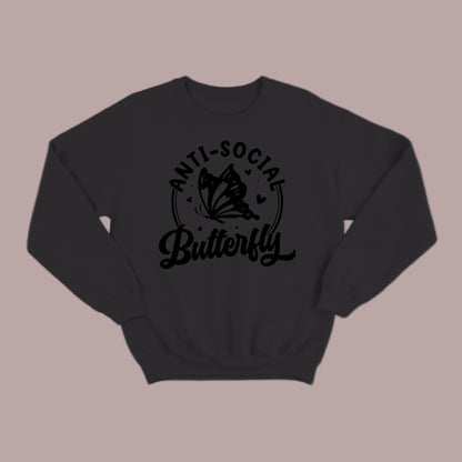 Anti-Social Butterfly Sweatshirt