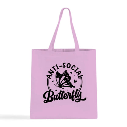 Anti-Social Butterfly Tote Bag