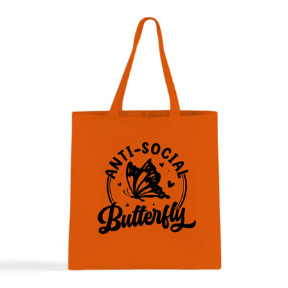 Anti-Social Butterfly Tote Bag