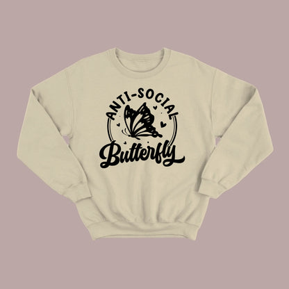 Anti-Social Butterfly Sweatshirt