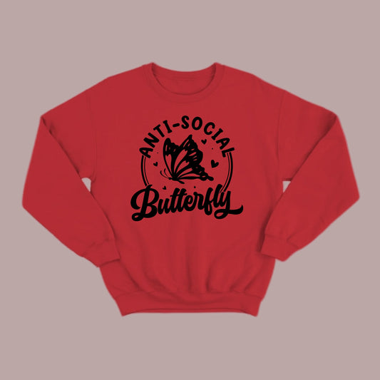 Anti-Social Butterfly Sweatshirt