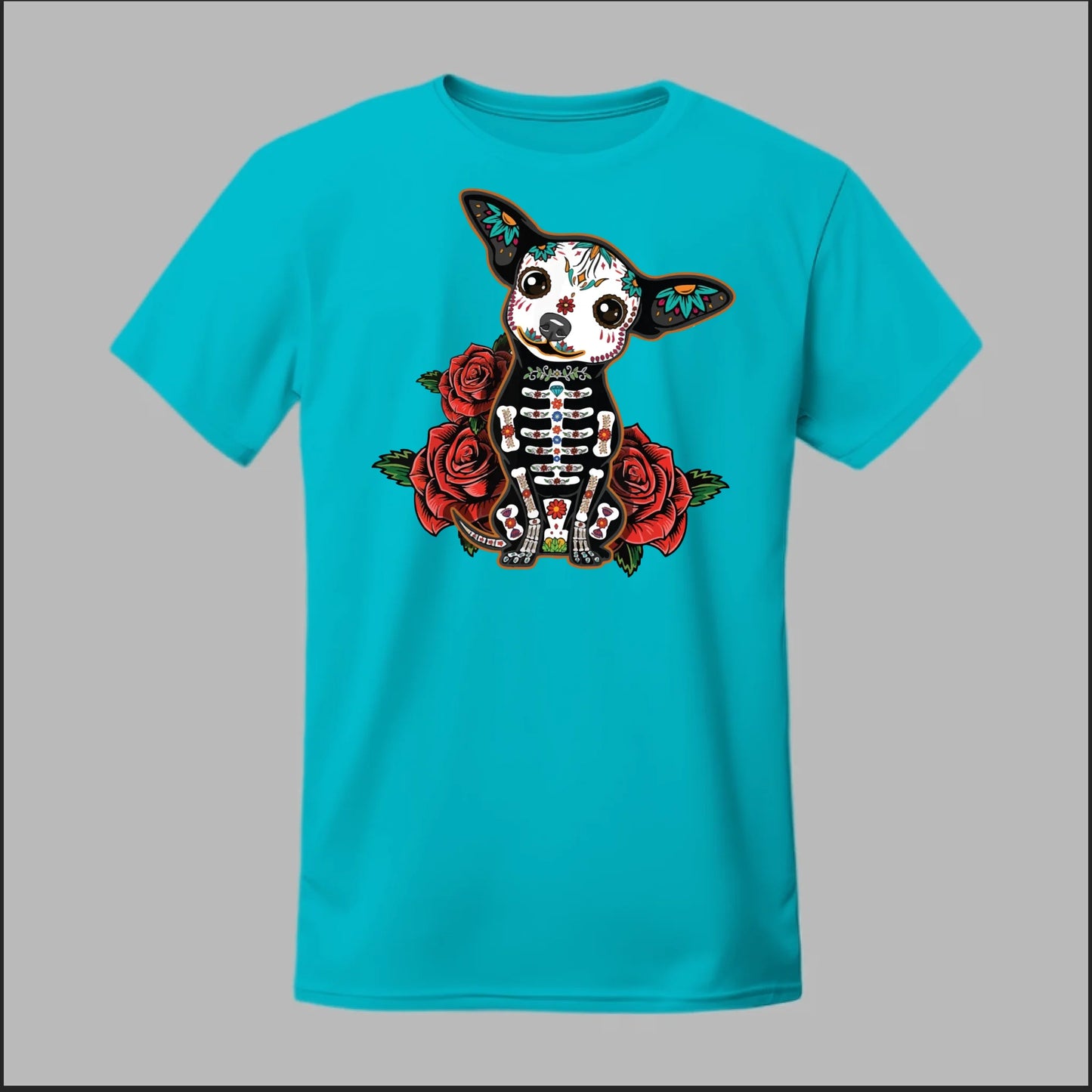 Day of the Dead Chihuahua Tee
