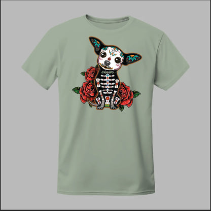 Day of the Dead Chihuahua Tee