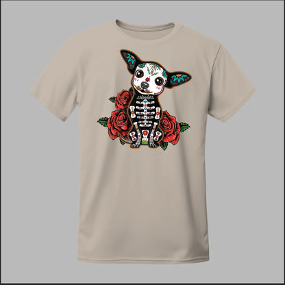 Day of the Dead Chihuahua Tee