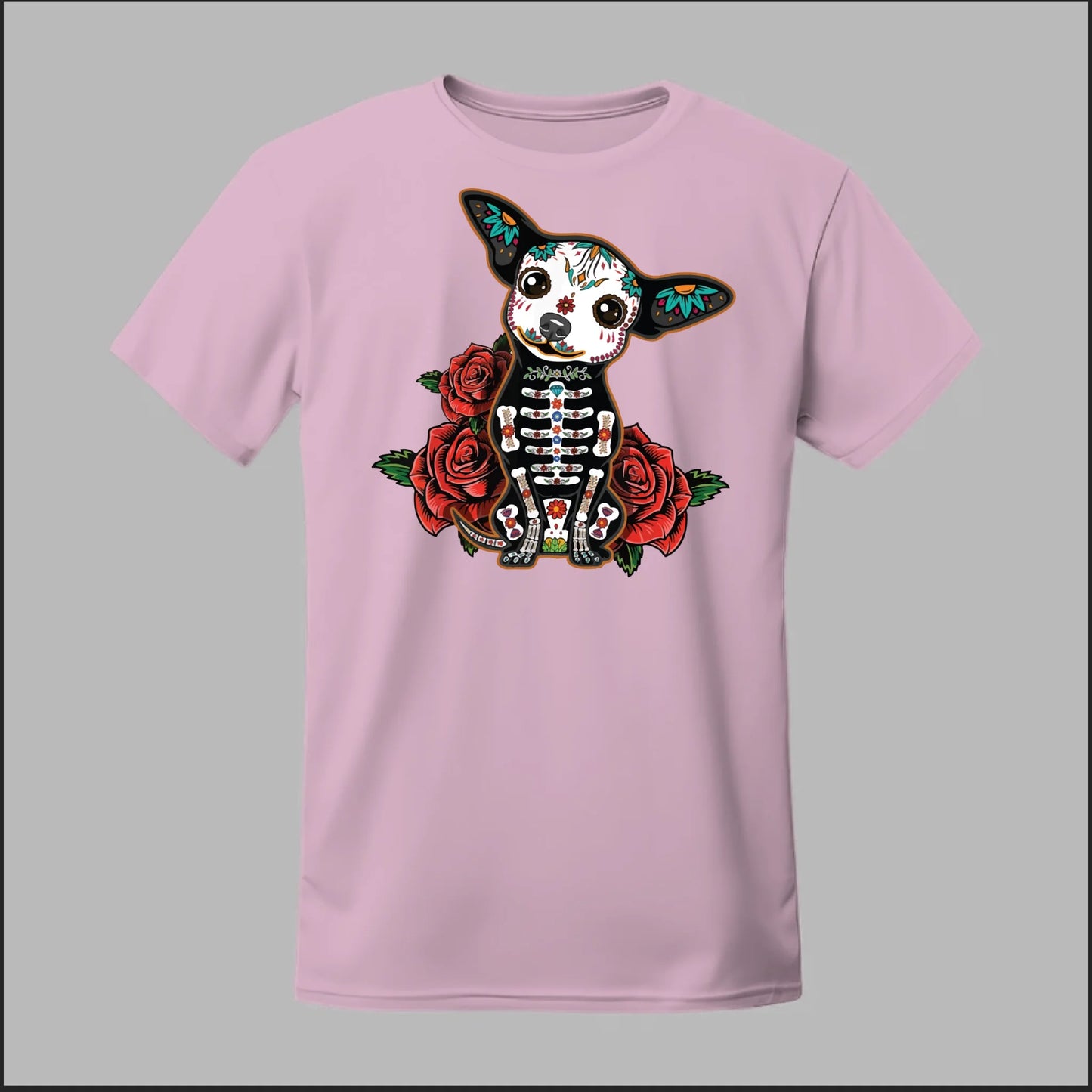 Day of the Dead Chihuahua Tee