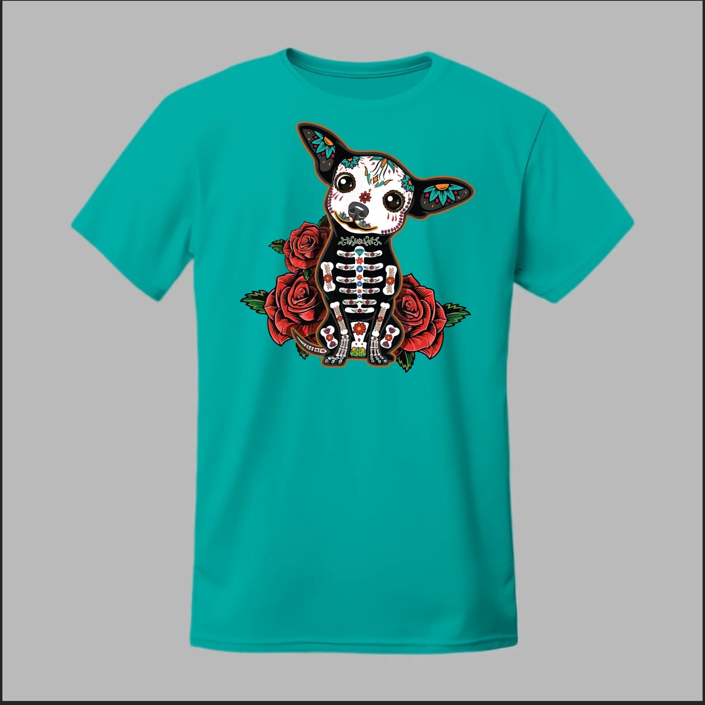 Day of the Dead Chihuahua Tee
