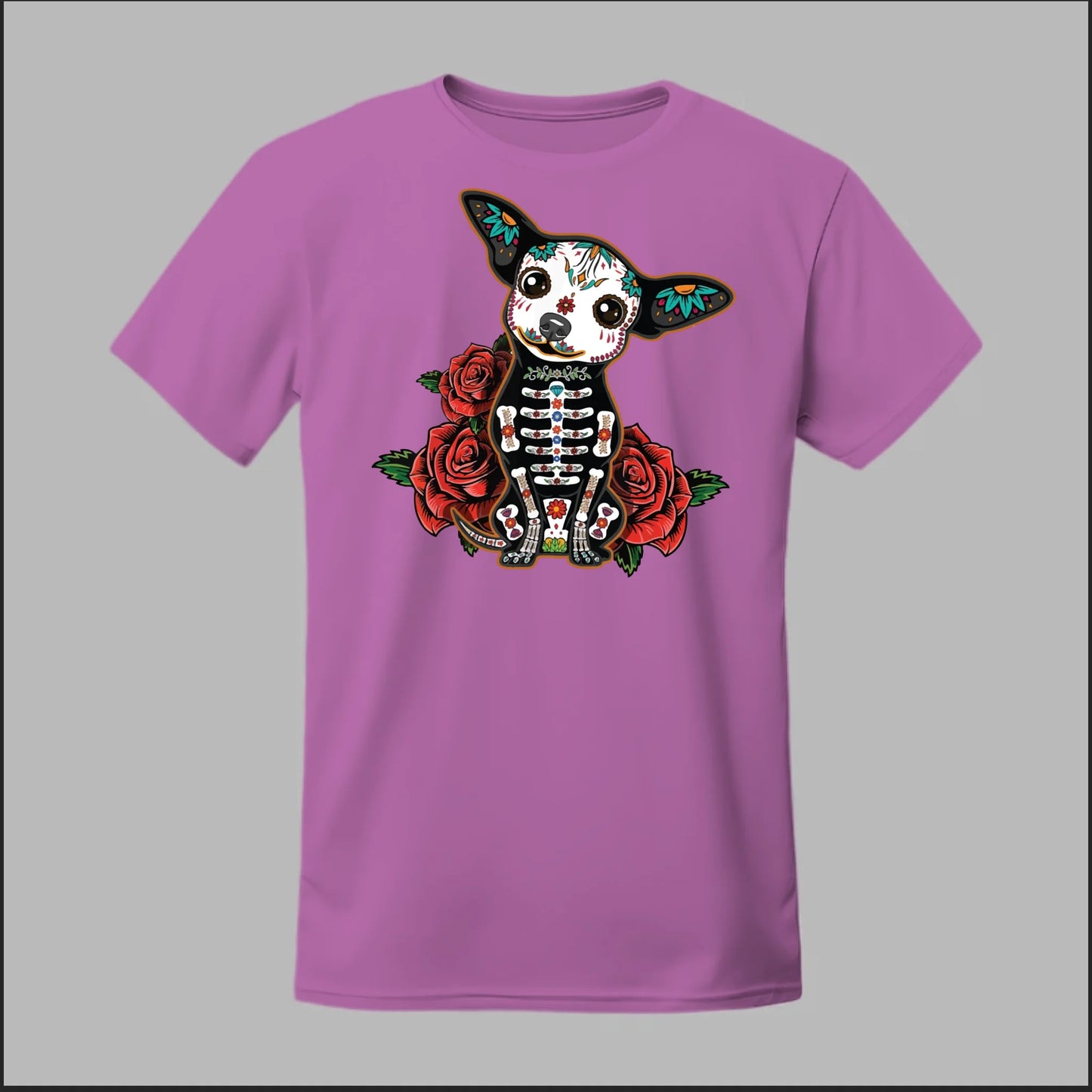 Day of the Dead Chihuahua Tee