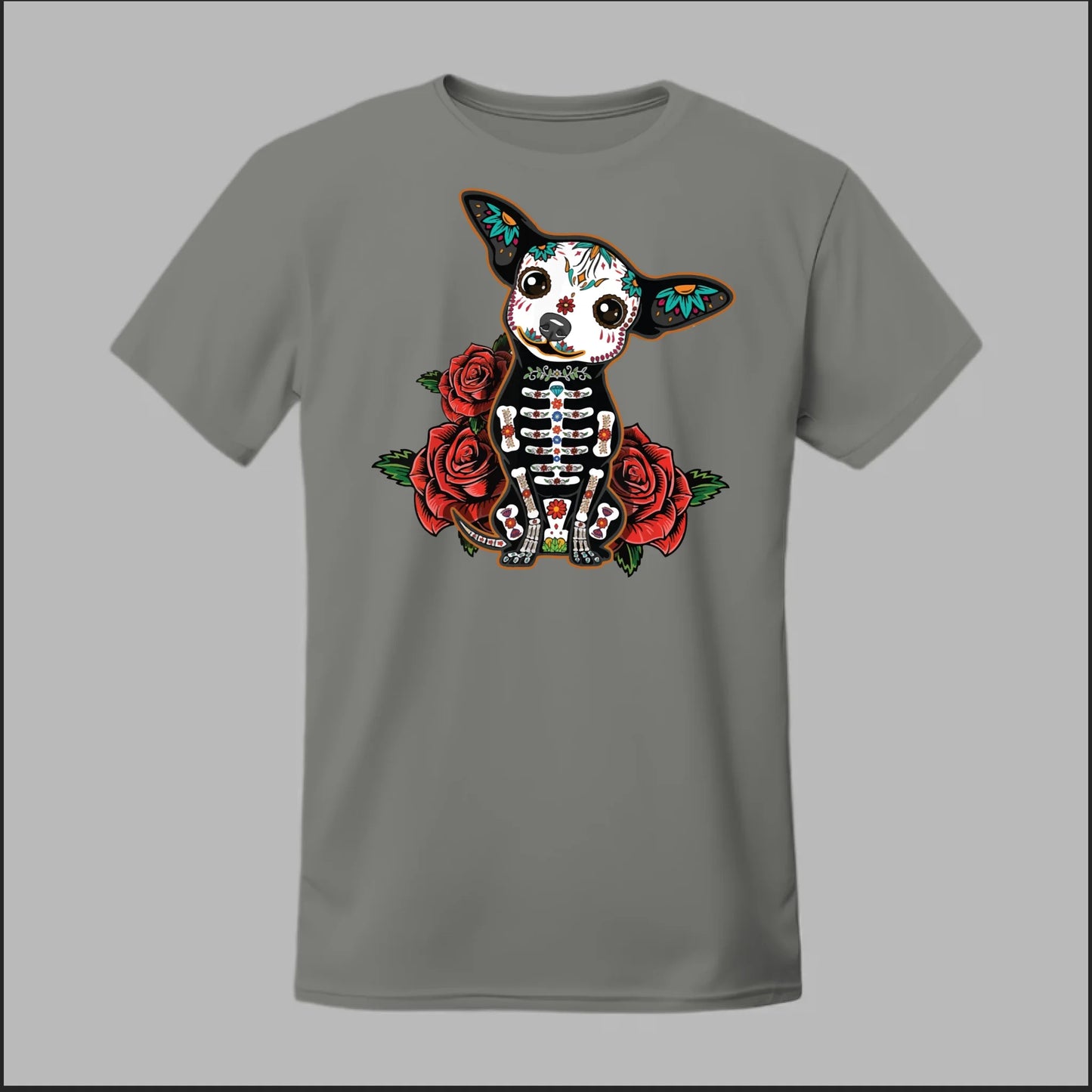 Day of the Dead Chihuahua Tee