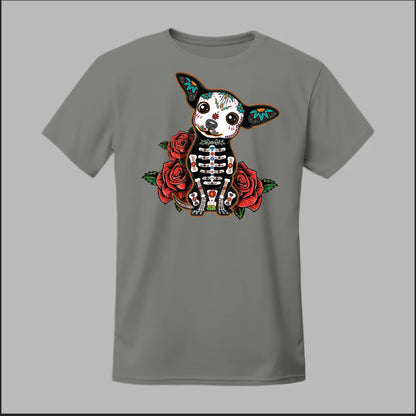 Day of the Dead Chihuahua Tee
