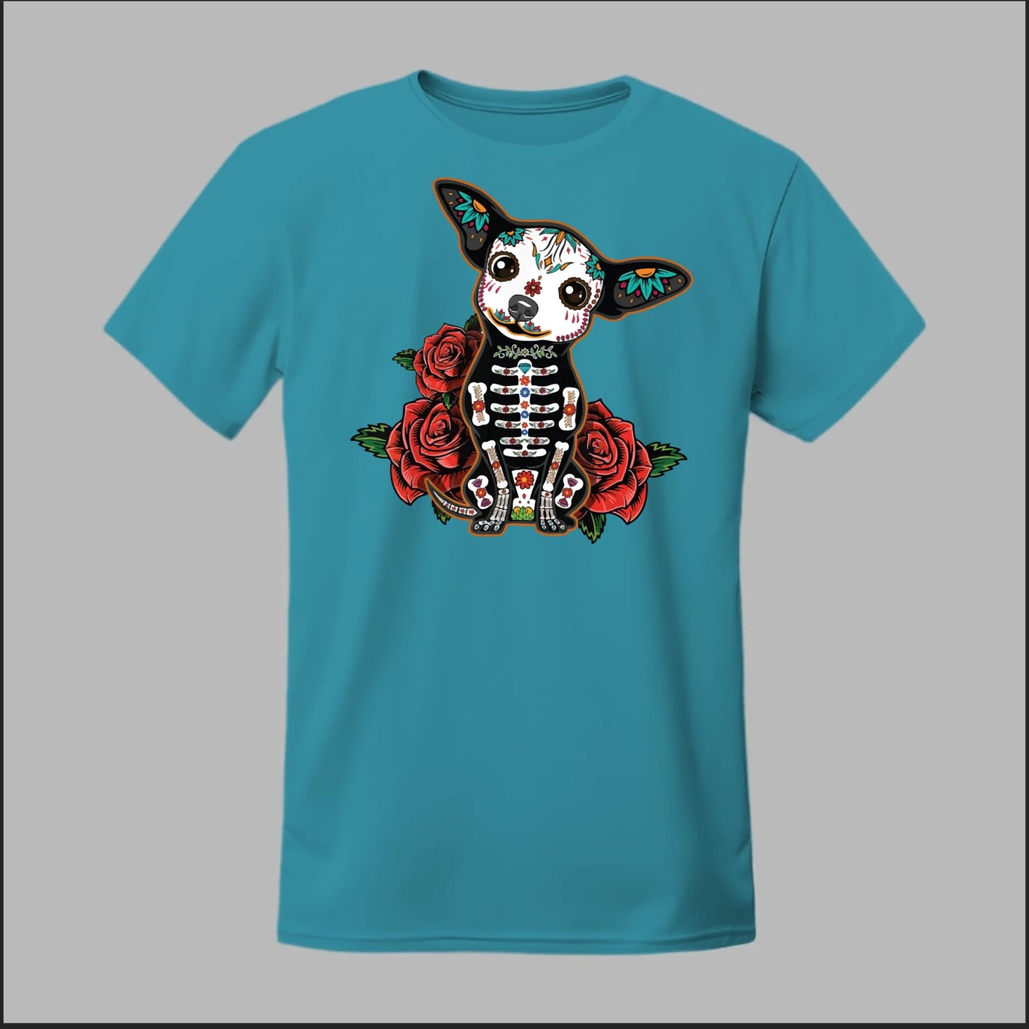 Day of the Dead Chihuahua Tee