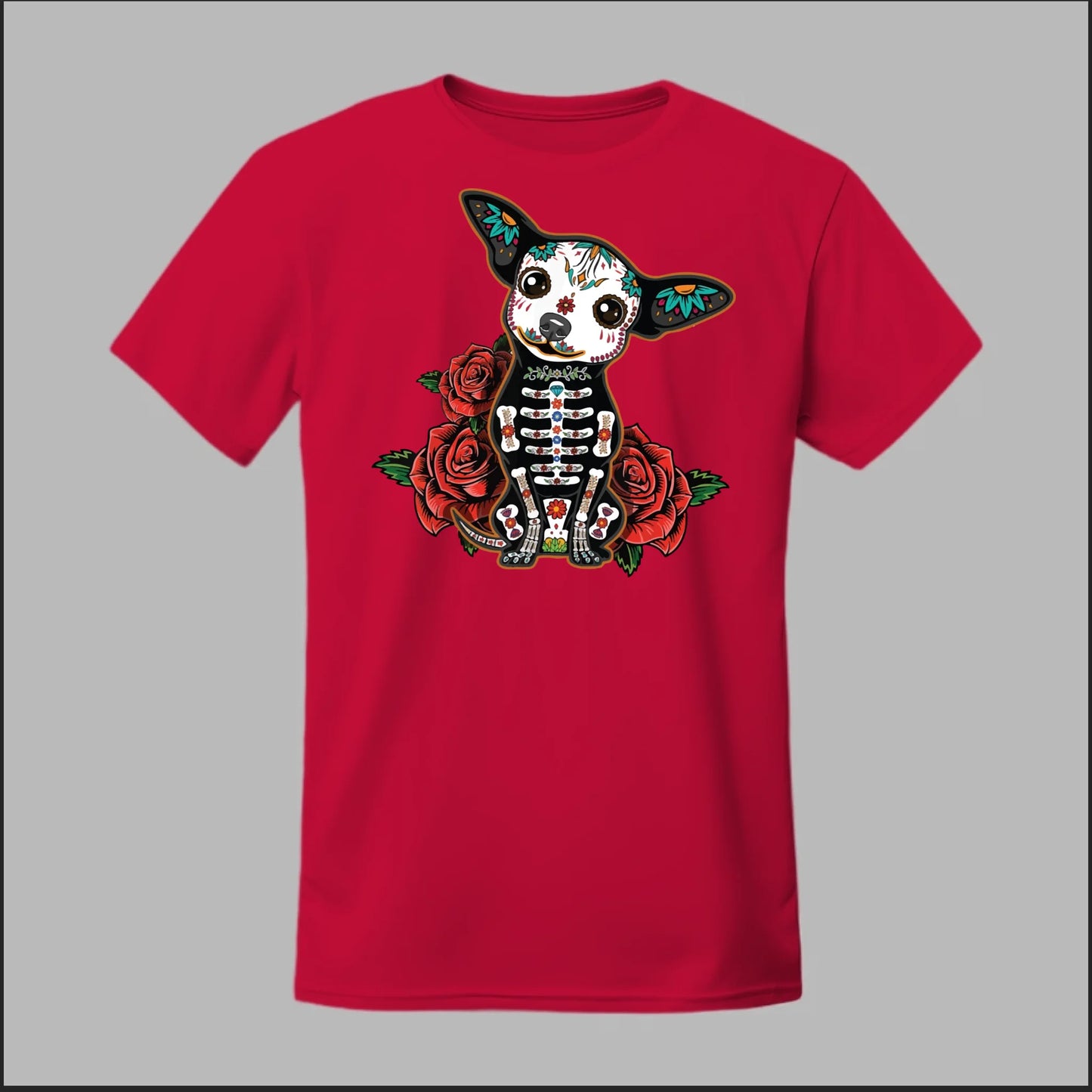Day of the Dead Chihuahua Tee