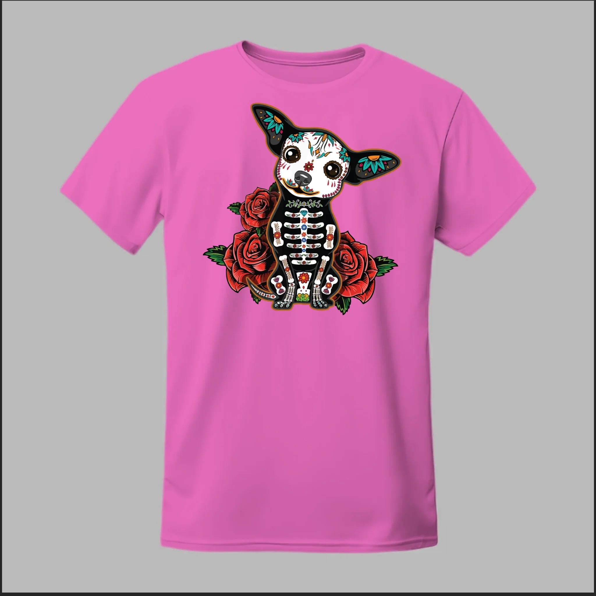 Day of the Dead Chihuahua Tee