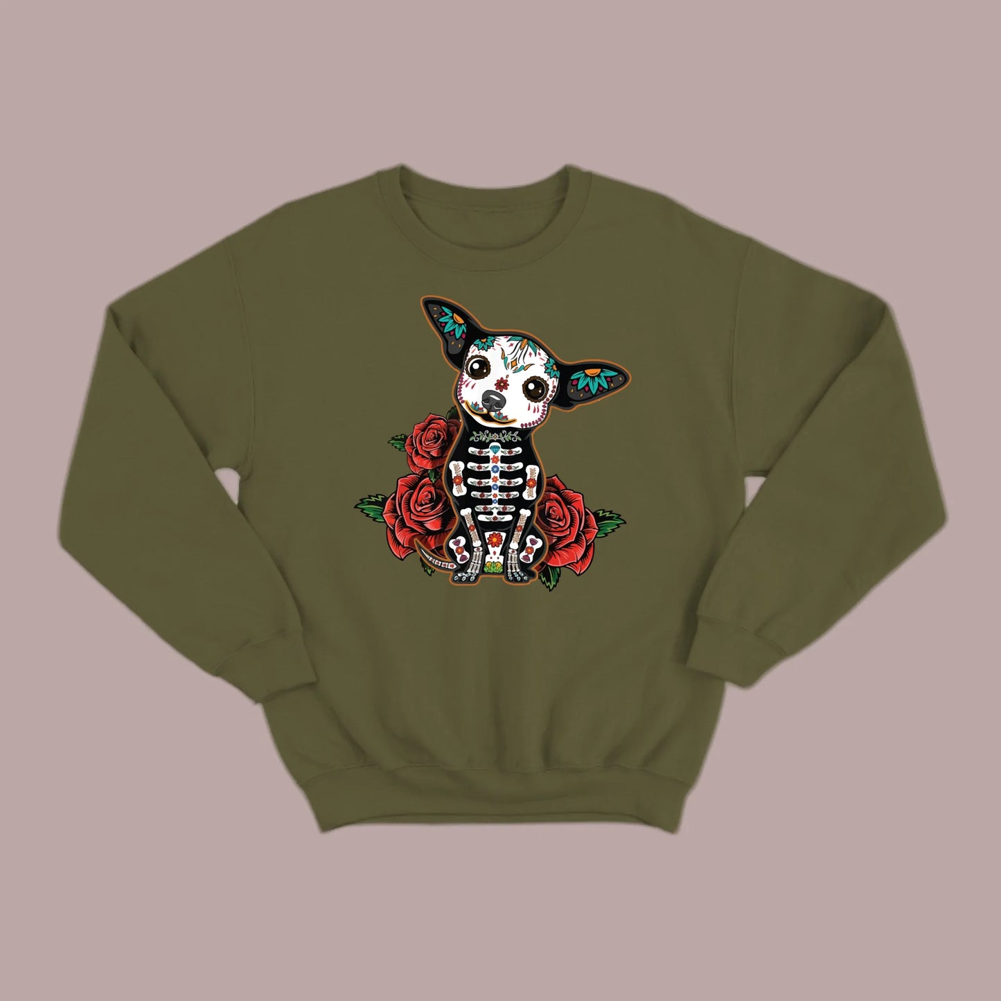 Day of the Dead Chihuahua Sweatshirt