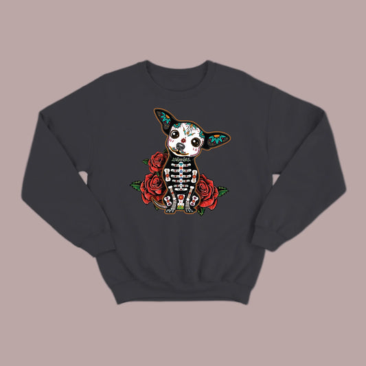Day of the Dead Chihuahua Sweatshirt