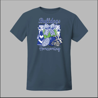 Front Heather Navy