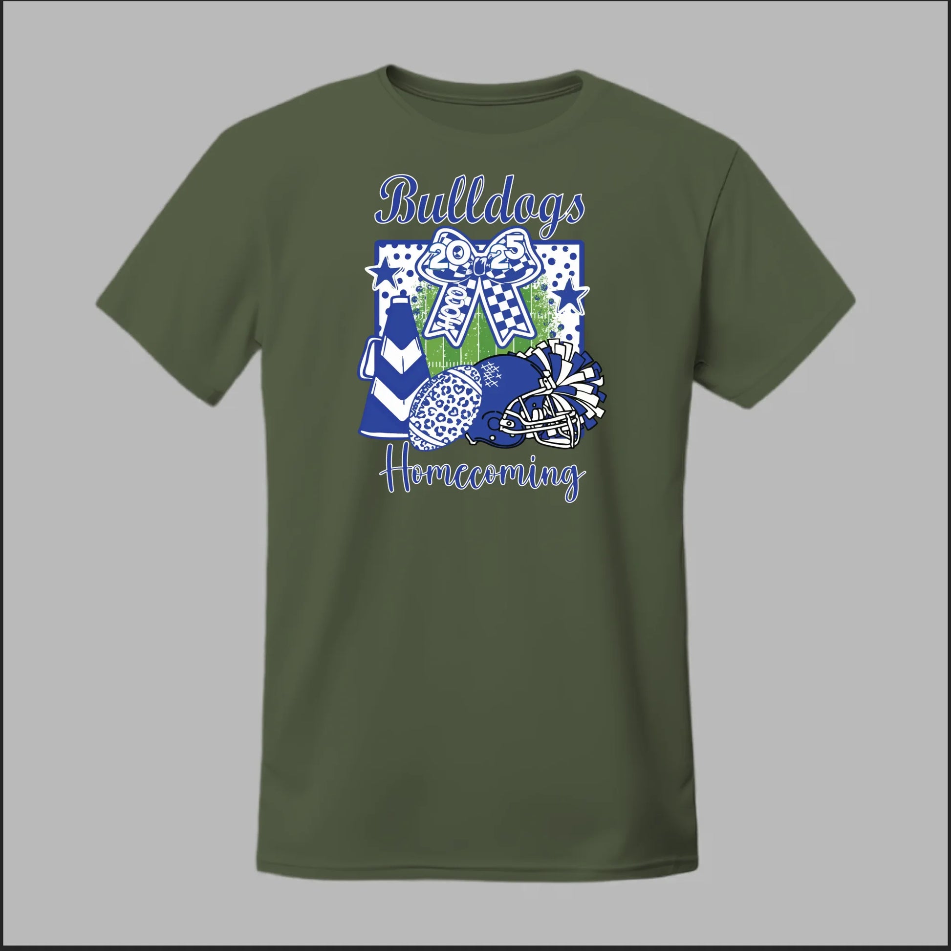Front Military Green