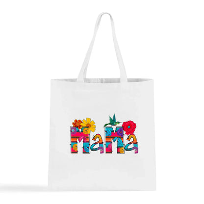 Vibrant Floral Serape Mama Tote Bag
