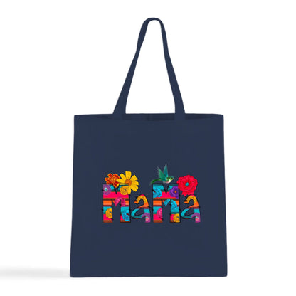 Vibrant Floral Serape Mama Tote Bag