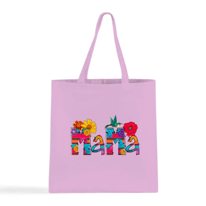 Vibrant Floral Serape Mama Tote Bag