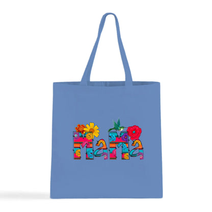 Vibrant Floral Serape Mama Tote Bag