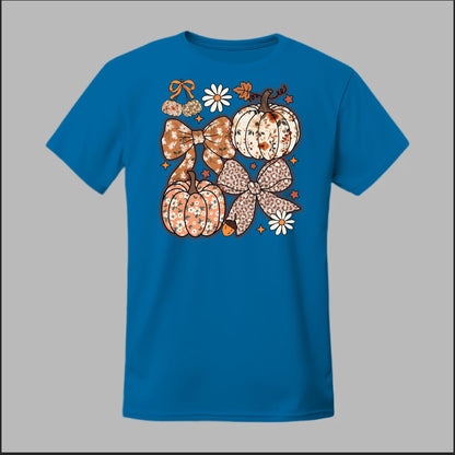 Floral Pumpkins & Bows Tee