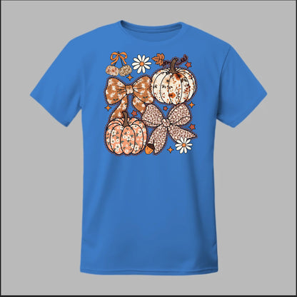 Floral Pumpkins & Bows Tee