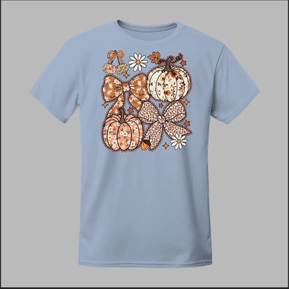 Floral Pumpkins & Bows Tee